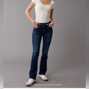 AE Next Level High-Waisted
Skinny Kick Jean size 8 Xlong